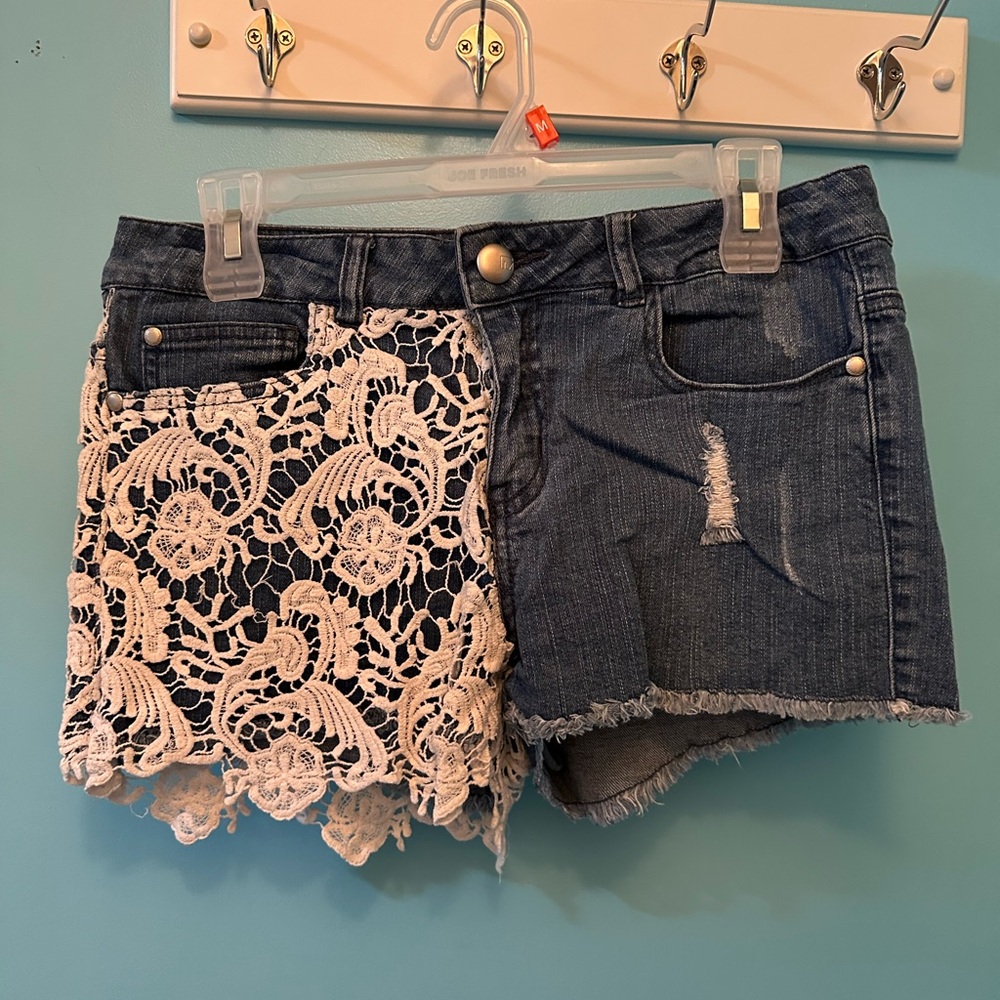 Material Girl denim shorts